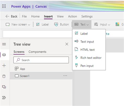 Table2 contains my data. . Powerapps label text from data source